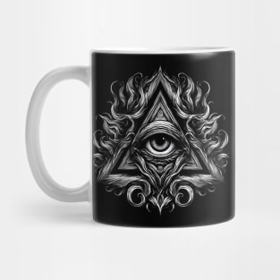 Eye of Providence: Flaming and Elegant Mug